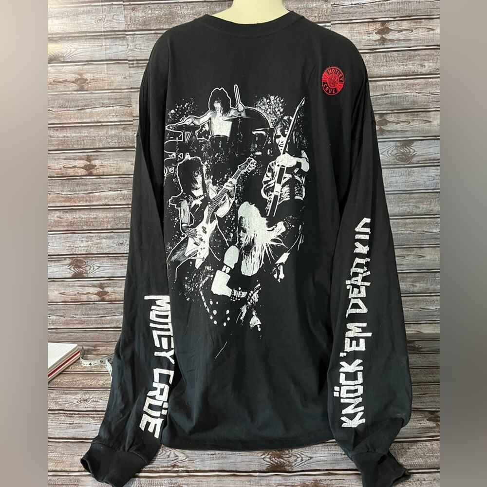 New Motley Crue Knock Em Dead Kid Long sleeve tee XXXL